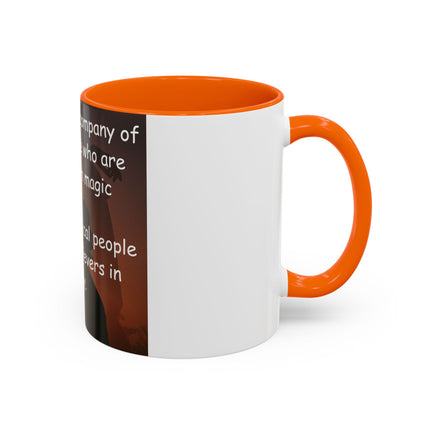 Believers of Happy Moments Mug – 11oz Accent Cup with Magic Quote