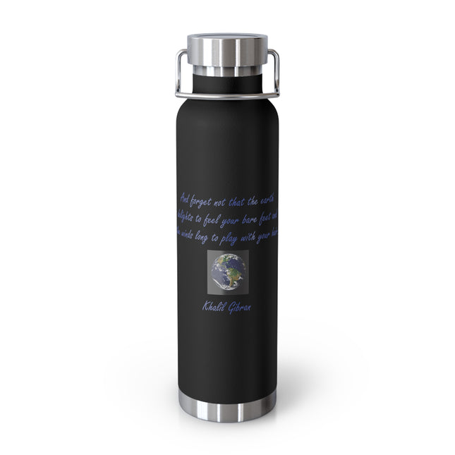 Nature’s Harmony Copper Bottle – 22oz with Gibran Quote