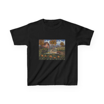 Inspirational Kids Heavy Cotton Tee - Cozy & Uplifting Design for Everyday Wear