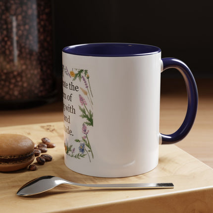 Spring Gratitude Coffee Mug — "Celebrate the return of spring with joy and gratitude"