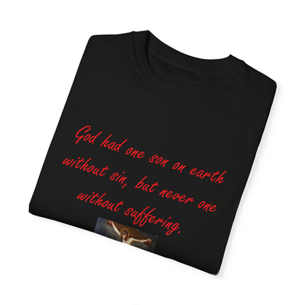 Saint Augustine Quote Tee – Unisex Garment-Dyed Shirt of Faith