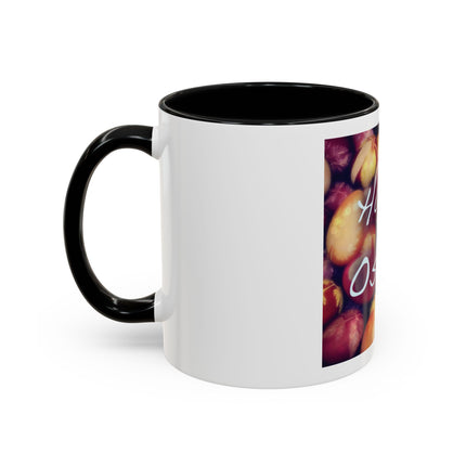 Ostara Coffee Mug – "Happy Ostara" Accent Easter Spring Floral Mug (11/15oz)