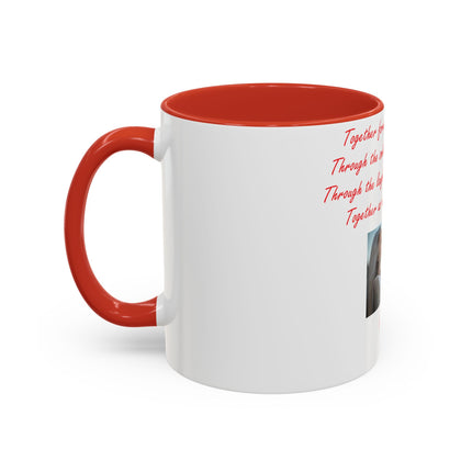 Accent Coffee Mug – “Together Forever” – Romantic Gift – 11oz