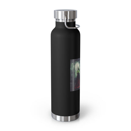 Inspirational Copper Insulated Water Bottle - 22oz, Motivational Quote Design