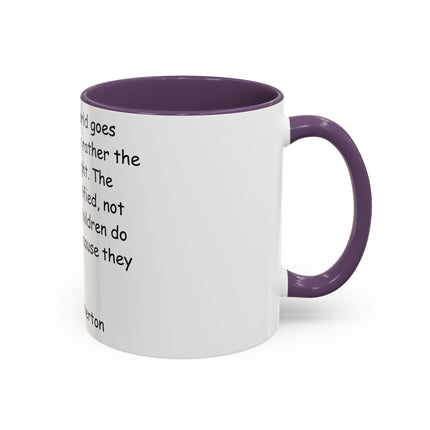 Inspirational Quote Coffee Mug - Chesterton Wisdom - 11oz Gift