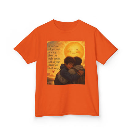 Kids Hug Tee — "Sometimes all you need is a hug" Heartwarming Children's T‑Shirt