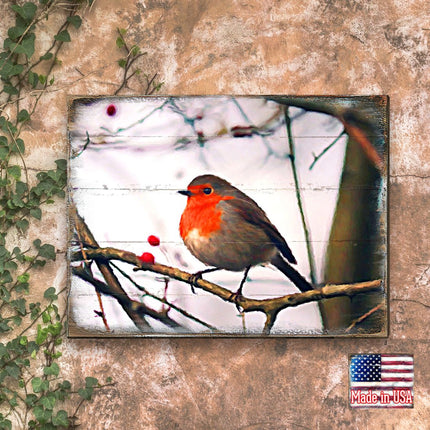 Amena Bird Wooden Coastal Wall Art by Nature Wonders - Coastal Sea-Life Decor - 95286B-1