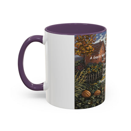 Samhain Accent Mug – 11oz Ceramic Cup with Pumpkin Spice Wit