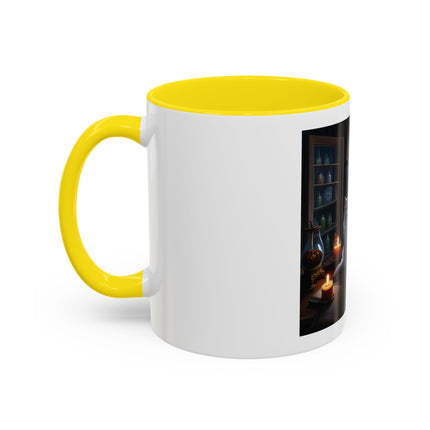 Moonlit Witch Cats Coffee Mug — Gothic Cat Magic Tea Cup (11/15oz)