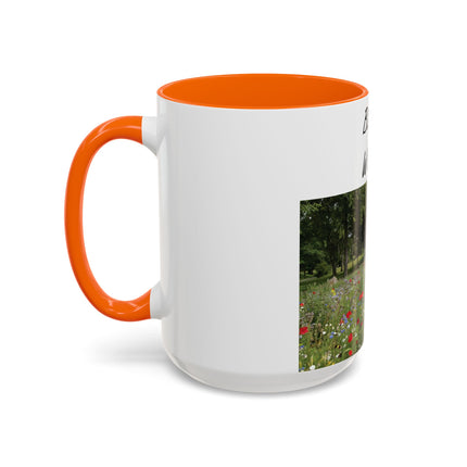 Bloom Wildly Accent Mug – 15oz Ceramic with Floral Design