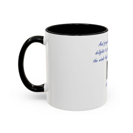 Inspirational Earth Quote Coffee Mug — "And forget not that the earth delights to feel your bare feet" by Khalil Gibran
