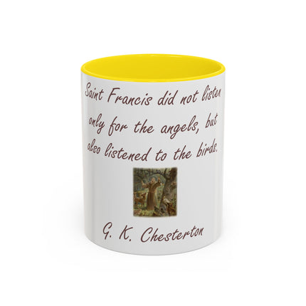 Accent Coffee Mug – Saint Francis Tribute – 11oz Ceramic