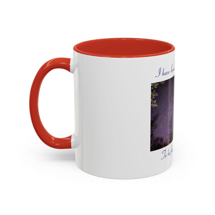 Starry Night Coffee Mug — “I have loved the stars too fondly” Accent Mug