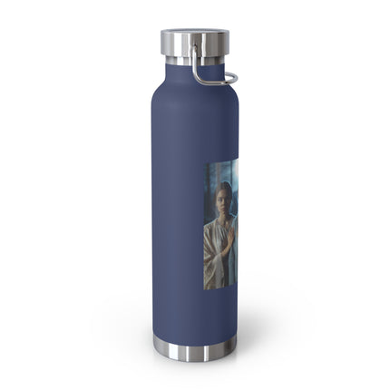Mystical Copper Flask – 22oz Insulated Bottle with Wiccan Charm