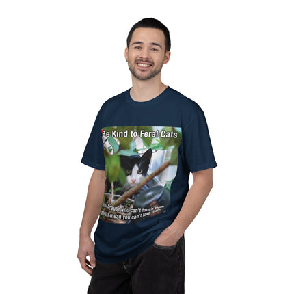 Be Kind to Feral Cats T-Shirt — Feral Cat Rescue Awareness Tee