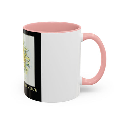 Summer Solstice Mug – 11oz Accent Ceramic Cup with Sunshine Art