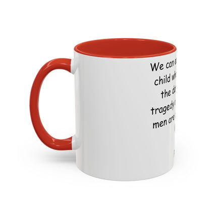 Plato Quote Ceramic Mug – 11oz Accent Cup for Daily Wisdom