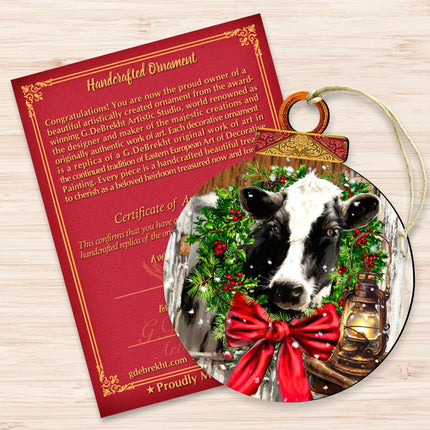 Christmas on the Farm Wooden Ornaments by Gelsinger - Christmas Decor - 8021128-DG-3