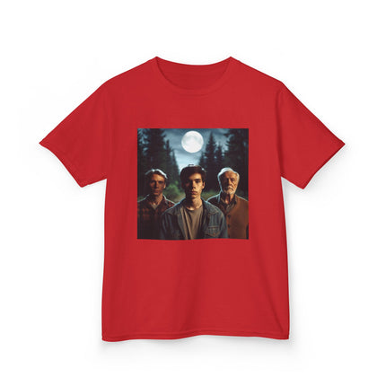 Kids' Graphic Tee – Moonlight Adventure Design