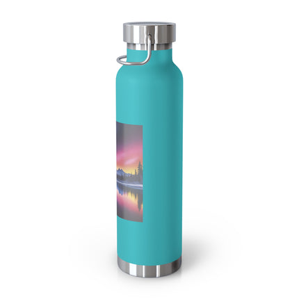Aurora Landscape Insulated Water Bottle – 22oz Vacuum Flask