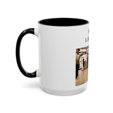 Dancing Is Silent Poetry Accent Coffee Mug — Inspirational Dance Quote Mug