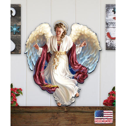 Peace on Earth Door Decor by Gelsinger - American Christmas Decor - 8461048H-1208-1