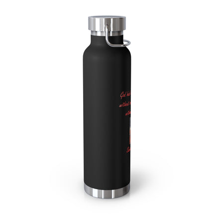 Saint Augustine Inspirational Vacuum Insulated Bottle - 22oz Travel Mug with Quote