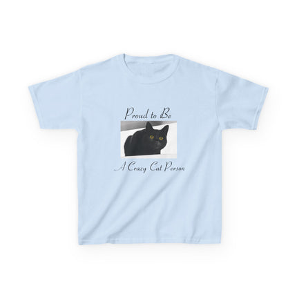 Proud Cat Person Kids Tee – Fun Cotton T-Shirt for Young Cat Lovers