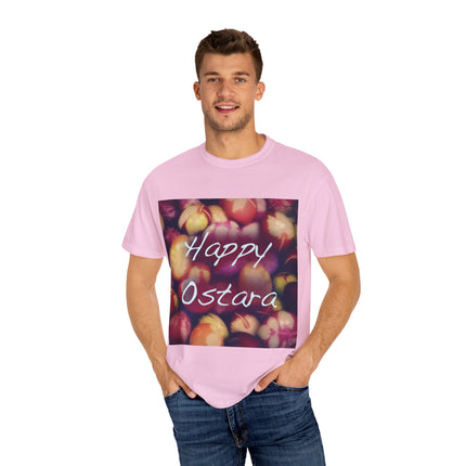 Ostara Celebration Tee – Unisex Garment-Dyed Shirt with Egg Motif
