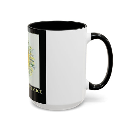 Summer Solstice Mug – 15oz Accent Ceramic Cup with Sunshine Art