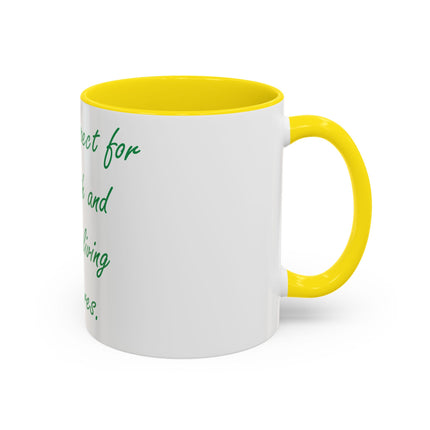 Sustainable Mug – ‘Respect the Earth’ Quote, Ceramic 11oz