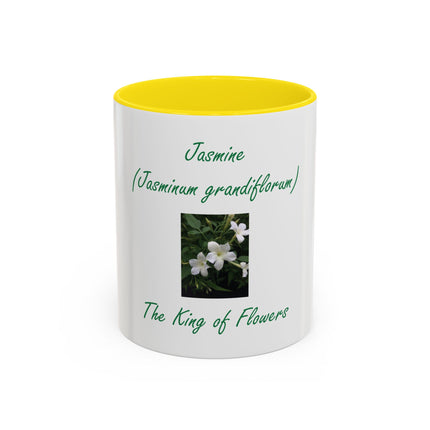 Jasmine Mug – "The King of Flowers" Botanical Coffee Cup (11/15oz)