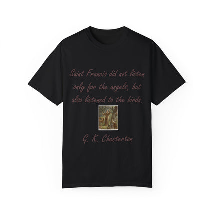 Spiritual Tee – Honoring Saint Francis – Eco-Friendly Unisex