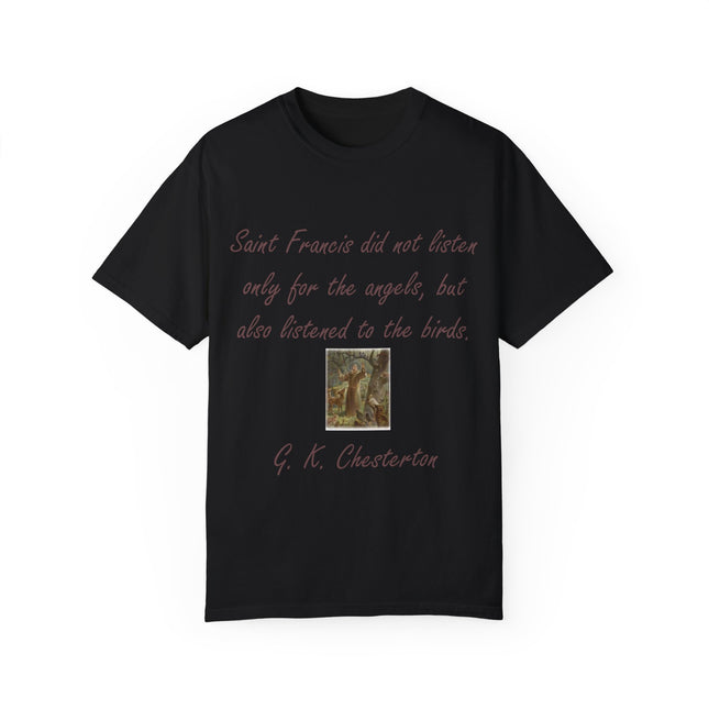 Spiritual Tee – Honoring Saint Francis – Eco-Friendly Unisex