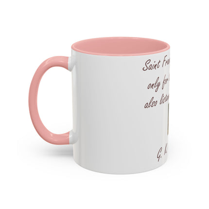 Accent Coffee Mug – Saint Francis Tribute – 11oz Ceramic