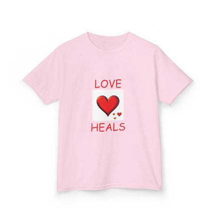 Kids Love Heals T-Shirt – Uplifting Cotton Tee for Everyday Joy