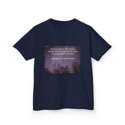 Kids Tee – “Child of the Universe” Quote – Heavy Cotton™