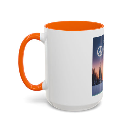Coffee Mug — "All I Want for Christmas Is Peace" Holiday Peaceful Winter Scene