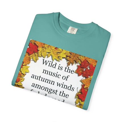 Wordsworth Autumn Quote T-Shirt