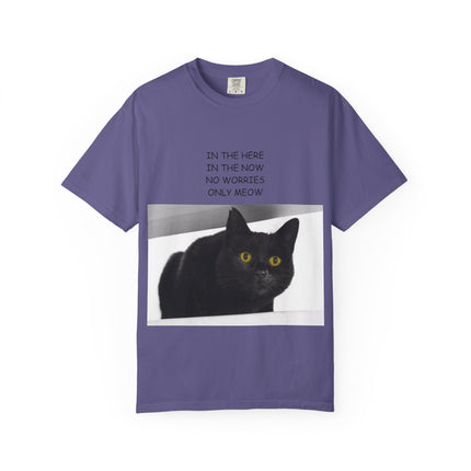 Inspirational Cat T-Shirt for Cat Lovers - 'Only Meow'