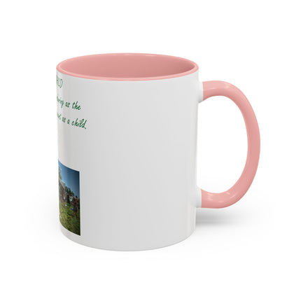 Flower Child Accent Coffee Mug - 11 oz Inspirational Gift