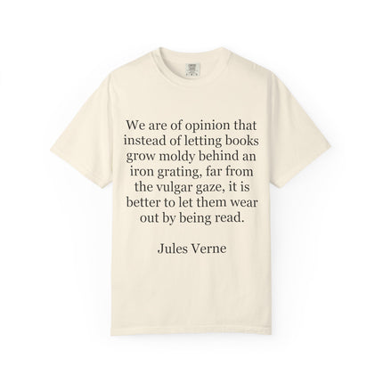 Jules Verne Quote T-Shirt — Literary Quote Tee for Book Lovers