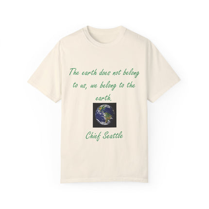 Eco-Friendly T-Shirt – “We Belong to the Earth” Design