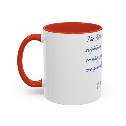 Chesterton Quote Mug – 11oz Accent Cup for Literary Peacemakers