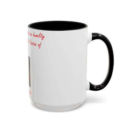 Saint Faustina Quote Mug – Passion of Jesus – 15oz Accent