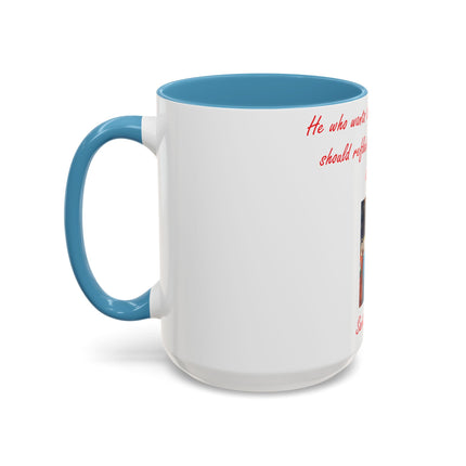 Saint Faustina Quote Mug – Passion of Jesus – 15oz Accent
