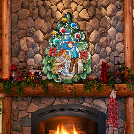 Nutcracker Christmas Tree Door Decor by G. DeBrekht - Christmas Decor - 8119184H-1