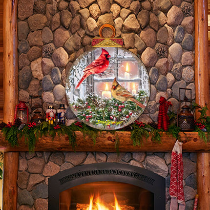 House Birds Holiday Door Decor by D. Gelsinger - Christmas Decor - 8421126H-DG-2