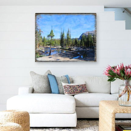 In the Mountains Art Wooden Wall Art by Nature Wonders - Nature Wildlife Decor  - 95404B-3