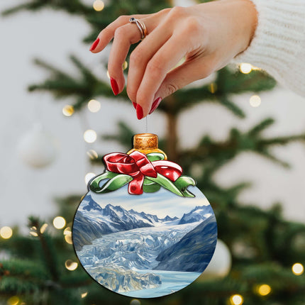 The Beauty That is Alaska Wooden Ornaments by G.Debrekht - Wildlife Holiday Decor - 870029-3